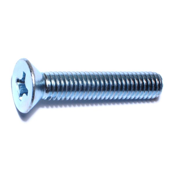 Midwest Fastener 3/18"-16 x 2 in Phillips Flat Machine Screw, Zinc Plated Steel, 25 PK 54719 - main